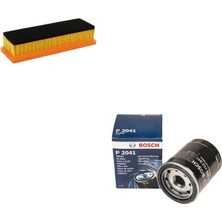 Bosch Filtre Bakım Seti Fiat Punto Evo 1.4 Benzinli 77 Beygir Hava + Yağ Filtre