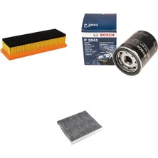 Bosch Filtre Bakım Seti Fiat Punto Evo 1.4 Benzinli 77 Beygir Hava + Yağ F. + Polen Filtre Bosch