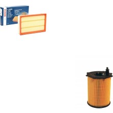 Bosch Filtre Bakım Seti Peugeot 308 Iı 1.6 Hdı Dizel 92 Beygir 2015+ Hava + Yağ Filtre