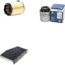 Bosch Filtre Bakım Seti Volkswagen Golf 6 1.2 1.4 Tsı 2009-2010 Hava + Yağ F. + Polen Filtre Sardes