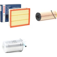 Bosch Filtre Bakım Seti Volkswagen Passat 2.5 Tdı Dizel 1996-2001 Hava + Yağ F. + Yakıt Filtre Bosch