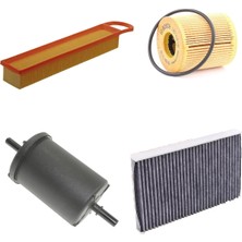 Bosch Filtre Bakım Seti Citroen C4 1.6 Vtı 120 Beygir Benzinli 2005-2011 Hava + Yağ F + Yakıt F. + Polen Sardes