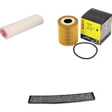 Bosch Filtre Bakım Seti Bmw 3 Serisi E46 330 D Dizel 184 Beygir 1998-2004 Hava + Yağ F. + Polen Filtre Bosch