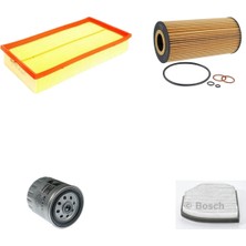 Bosch Filtre Bakım Seti Mercedes E290 Td W210 1996-1999 Dizel Hava + Yağ F + Yakıt F. + Polen Bosch