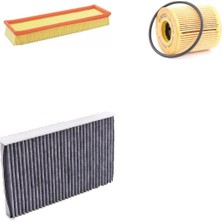 Bosch Filtre Bakım Seti Peugeot 307 1.4 Benzinli 88 Beygir 2004+ Hava + Yağ F. + Polen Filtre Sardes