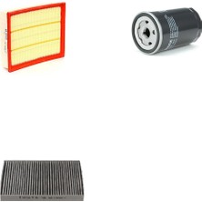 Bosch Filtre Bakım Seti Volkswagen Passat 2.0 Benzin 2001-2005 Hava + Yağ F. + Polen Filtre Bosch