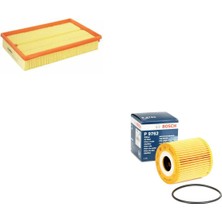 Bosch Filtre Bakım Seti Volvo XC70 2.5 T5 Benzin 2002-2007 Hava + Yağ Filtre