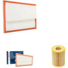 Bosch Filtre Bakım Seti Mercedes E280 Cdı W211 2005-2008 190 Beygir Dizel Hava + Yağ Filtre