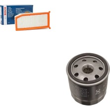 Bosch Filtre Bakım Seti Dacia Lodgy 1.5 Dci 109 Beygir K9K666 Motor Hava + Yağ Filtre