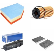 Bosch Filtre Bakım Seti Bmw 5 Serisi F90 G30 G31 520 D Dizel 2017+ Hava + Yağ F + Yakıt F. + Polen Bosch