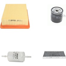 Bosch Filtre Bakım Seti Fiat Marea 2.0 16V Benzin Hava + Yağ F + Yakıt F. + Polen Sardes