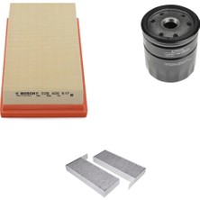 Bosch Filtre Bakım Seti Peugeot 308 Iı 1.2 Benzinli 132 Beygir 2014+ Hava + Yağ F. + Polen Filtre Bosch