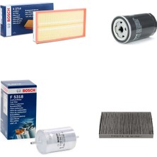 Bosch Filtre Bakım Seti Seat Toledo 1.6 100 Beygir 1999-2004 Aeh Akl Apf Motor Hava + Yağ F + Yakıt F. + Polen Sardes