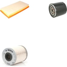 Filtre Bakım Seti Volvo S40 I 1.9 D 115 Beygir 1995-2003 Hava + Yağ F. + Yakıt Filtre Bosch