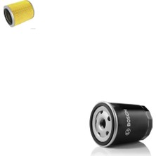 Bosch Filtre Bakım Seti Mazda B2500 2.5 Dizel 1997-2000 Hava + Yağ Filtre