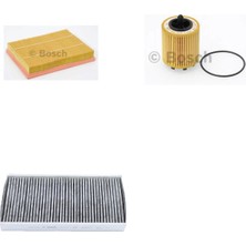 Bosch Filtre Bakım Seti Opel Vectra C 2.0 2.2 Benzin 2003+ Hava + Yağ F. + Polen Filtre Bosch