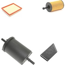 Bosch Filtre Bakım Seti Peugeot 206 1.6 Benzinli 2001-2004 Hava + Yağ F + Yakıt F. + Polen Sion