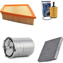 Bosch Filtre Bakım Seti Seat Cordoba 1.4 Tdı Dizel 2006-2009 Hava + Yağ F + Yakıt F. + Polen Sardes