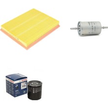 Bosch Filtre Bakım Seti Opel Astra G 2.0 Benzin 1999-2004 Hava + Yağ F. + Yakıt Filtre Bosch