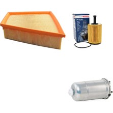Bosch Filtre Bakım Seti Skoda Fabia 1.4 Tdı 2003-2008 Dizel Amf Motor Hava + Yağ F. + Yakıt Filtre Bosch