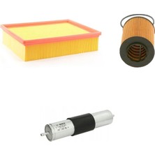 Bosch Filtre Bakım Seti Bmw 3 Serisi E46 328 I Benzin 1998-2004 Hava + Yağ F. + Yakıt Filtre Bosch