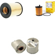 Bosch Filtre Bakım Seti Ford Focus 1.6 Tdcı 2013-2018 Dizel Hava + Yağ F. + Yakıt Filtre Bosch