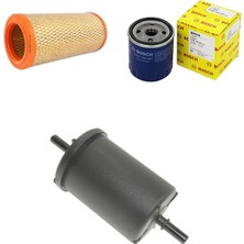 Bosch Filtre Bakım Seti Citroen Xsara 2.0 16V Benzinli 163 Beygir Hava + Yağ F. + Yakıt Filtre Bosch