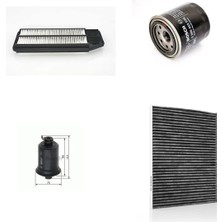 Bosch Filtre Bakım Seti Honda Accord 2.0 2003-2008 155 Beygir Hava + Yağ F + Yakıt F. + Polen Bosch