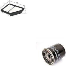 Bosch Filtre Bakım Seti Honda Cıvıc 1.4 Benzinli 100 Beygir 2006-2011 Hava + Yağ Filtre