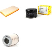 Filtre Bakım Seti Mitsubishi Carisma 1.9 Dizel 1996-2006 Hava + Yağ F. + Yakıt Filtre Bosch
