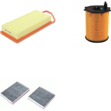 Bosch Filtre Bakım Seti Peugeot 207 1.4 Hdı Dizel 2007-2010 Hava + Yağ F. + Polen Filtre Sardes