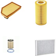 Bosch Filtre Bakım Seti Volvo XC60 2.0 Dizel D3 D4 2010-2016 163 Beygir Hava + Yağ F + Yakıt F. + Polen Sardes