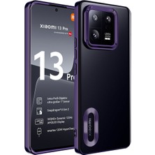 Xiaomi Mi 13 Pro Uyumlu Kılıf Kamera Korumalı Logo Gösteren Zore Omega Kapak