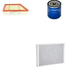 Bosch Filtre Bakım Seti Land Rover Freelander 2.0 Benzin 2010-2015 Hava + Yağ F. + Polen Filtre Sardes