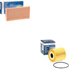 Bosch Filtre Bakım Seti Volvo S40 I 1.6 1.8 Benzin 1995-2003 Hava + Yağ Filtre