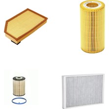 Bosch Filtre Bakım Seti Volvo S60 Iı 2.0 Dizel 163 Beygir 2011+ Hava + Yağ F + Yakıt F. + Polen Bosch