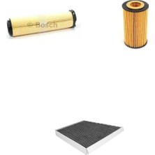 Bosch Filtre Bakım Seti Mercedes E220 Cdı W211 2002-2008 150 Beygir Dizel Hava + Yağ F. + Polen Filtre Filtron