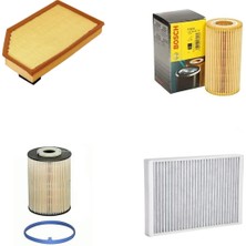 Bosch Filtre Bakım Seti Volvo S80 Iı 2.4 Dizel 2009-2016 185 Beygir Hava + Yağ F + Yakıt F. + Polen Bosch