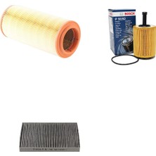 Bosch Filtre Bakım Seti Volkswagen Polo 1.4 Tdı Dizel 6n2 2000-2001 Hava + Yağ F. + Polen Filtre Sardes