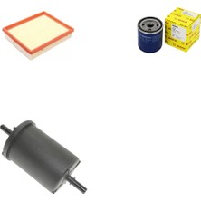 Bosch Filtre Bakım Seti Peugeot 206 1.6 Benzinli 1998-2000 89 Beygir Hava + Yağ F. + Yakıt Filtre Bosch