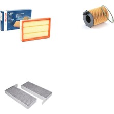 Bosch Filtre Bakım Seti Peugeot 308 Iı 1.6 Hdı Dizel 115 Beygir 2015+ Hava + Yağ F. + Polen Filtre Sardes