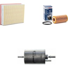 Bosch Filtre Bakım Seti Audi A4 2.0 Tfsı 2005-2008 Hava + Yağ F. + Yakıt Filtre Mahle