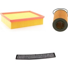 Bosch Filtre Bakım Seti Bmw 3 Serisi E46 328 I Benzin 1998-2004 Hava + Yağ F. + Polen Filtre Bosch