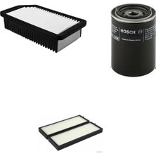 Bosch Filtre Bakım Seti Hyundai I20 1.2 D-Ccvt 85 Beygir 2012-2014 Benzinli Hava + Yağ F. + Polen Filtre Sardes