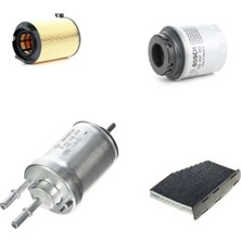 Bosch Filtre Bakım Seti Volkswagen Jetta 4 1.4 Tsı 2011-2015 Hava + Yağ F + Yakıt F. + Polen Sardes