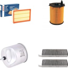 Bosch Filtre Bakım Seti Peugeot 5008 1.6 E-Hdi 112-115 Beygir Dizel 2010-2015 Hava + Yağ F + Yakıt F. + Polen Sardes