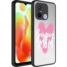 Xiaomi Redmi 12C Uyumlu Kılıf Aynalı Desenli Kamera Korumalı Parlak Zore Mirror Kapak
