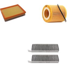 Bosch Filtre Bakım Seti Peugeot 3008 1.5 Bluehdi Dizel 2017+ 130 Beygir Hava + Yağ F. + Polen Filtre Sardes