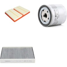 Bosch Filtre Bakım Seti Skoda Fabia 1.0 Tsı Benzinli 110 Beygir 2015+ Hava + Yağ F. + Polen Filtre Bosch