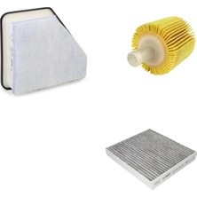 Bosch Filtre Bakım Seti Toyota Avensis 2.0 D 4d 2009-2011 Dizel Hava + Yağ F. + Polen Filtre Bosch